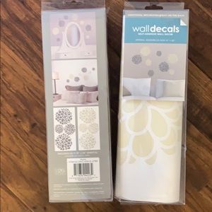 Self adhesive wall decals